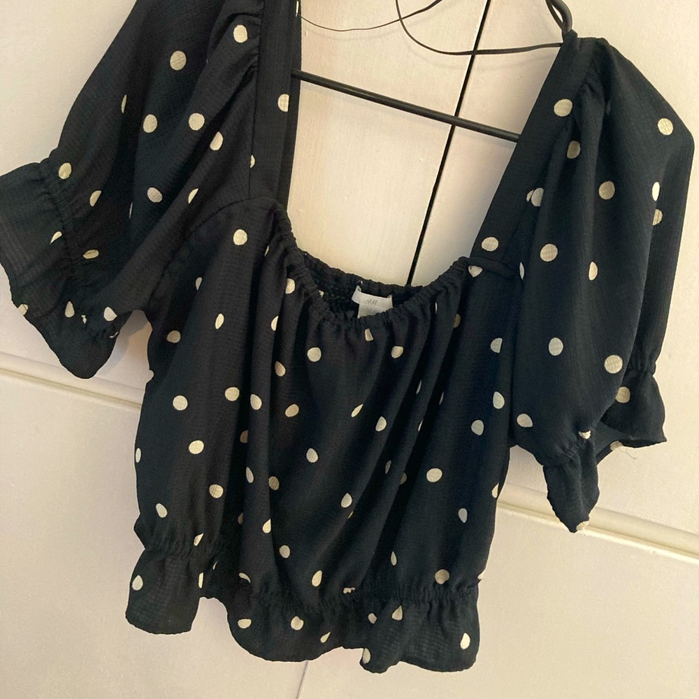 Polka Dot Top size L
